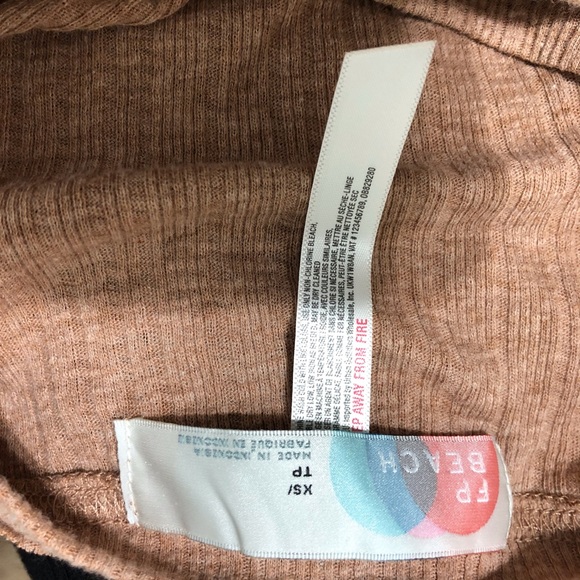 Free People Beach Tank Flare Ruffle Shirt Dress XS - Picture 4 of 7